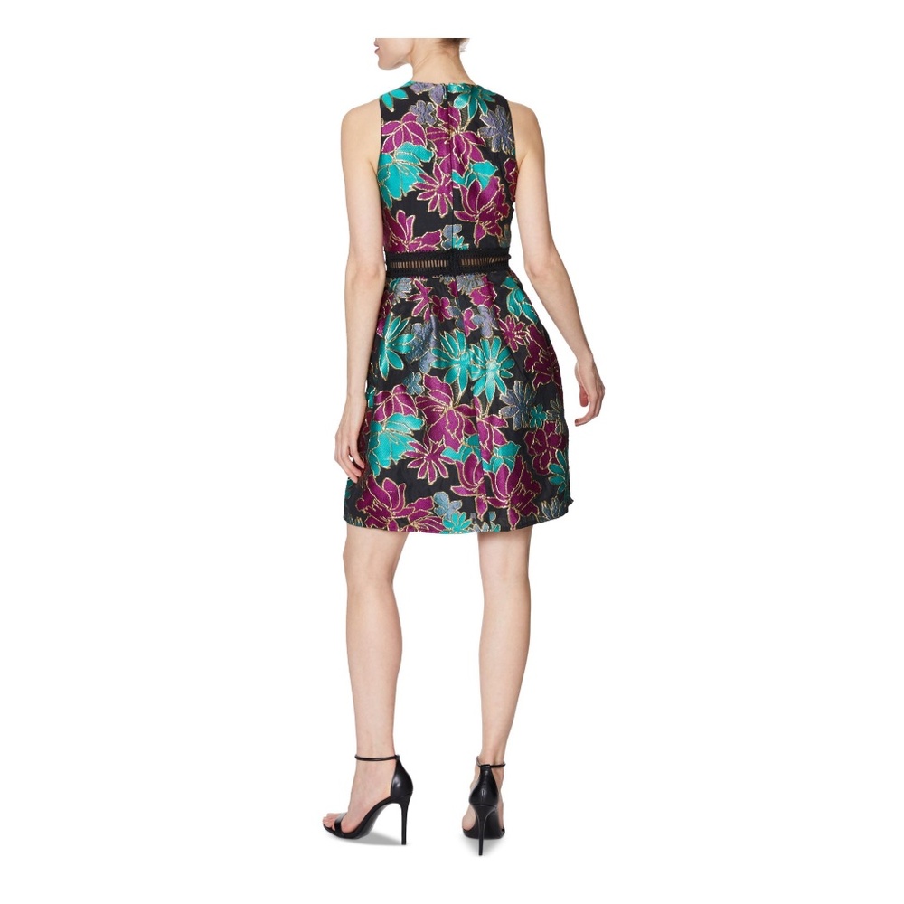 Laundry floral print fit and flare dress in multi colors size 12 - Picture 3 of 3